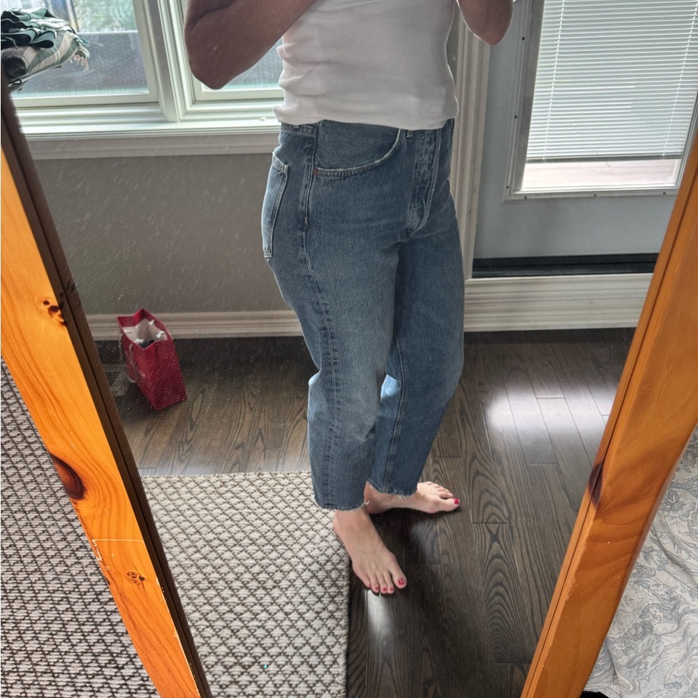 Agolde 90s crop high rise jeans